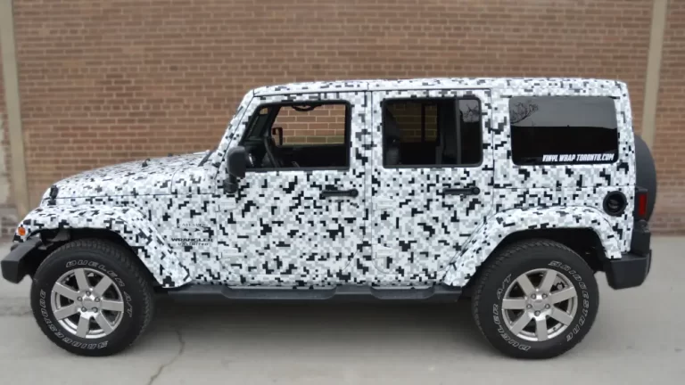 Jeep Full Car Wrap Front - Vinyl Wrap Toronto - Pixels Print