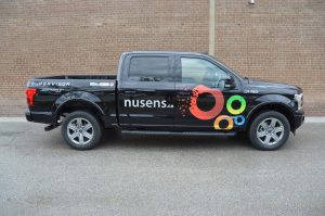 Toronto Car Wrap - Nusens Lettering & Decal Side View