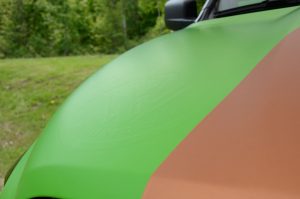 Mopar Show - green and orange wrap | Vinyl Wrap Toronto - Vehicle Wrap In Toronto - Print Shop