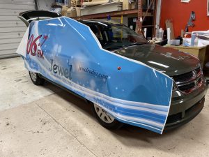 Vinyl Wrap Toronto - Vehicle Wrap In Toronto - Print Shop - Jewel Wrap in Progress