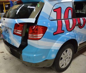 Vinyl Wrap Toronto - Vehicle Wrap In Toronto - Print Shop - Jewel Radio install