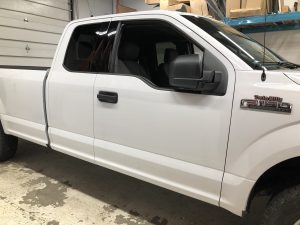 Vinyl Wrap Toronto Ford F-150 2020 Avery Dennison White Truck Decal Nusens Before - Truck Decals Cost