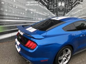 Vinyl Wrap Toronto Ford Mustang Racing Stripes - Car Wrap Price