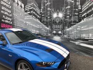 Vinyl Wrap Toronto Ford Mustang - Call now for vehicle wrap cost estimation