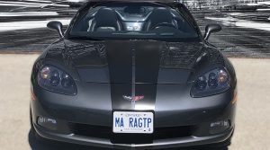 VinylWrapToronto Corvette Convertible Racing Stripes Matte Black - Custom Vinyl Racing Stripes Cost