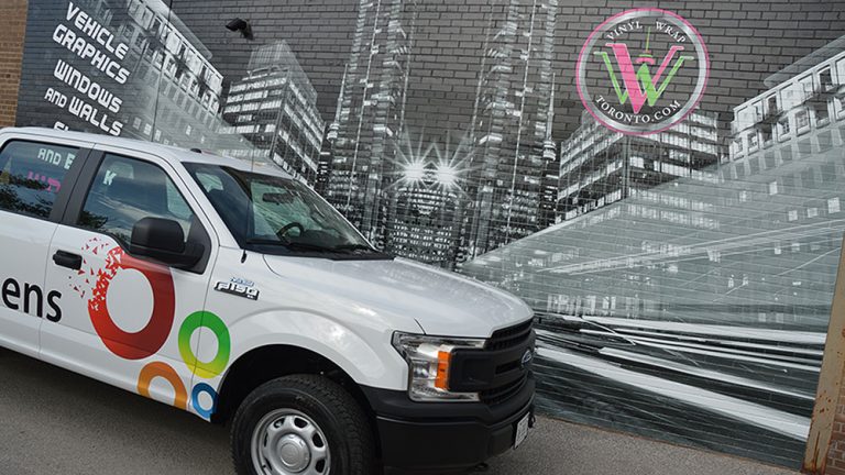 Ford F-150 2019 Super Crew 6.5 Box Decals 2 - Vinyl Wrap Toronto - Car Wrap - Lettering & Decals Cost