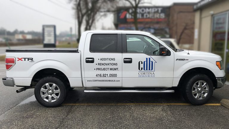 Ford - F150 - SuperCab - 5.5 Box - Decals - Cortina - Lettering - Stickers - Vinyl Wrap Toronto - Vehicle Wrap in Etobicoke - Custom Truck Decals