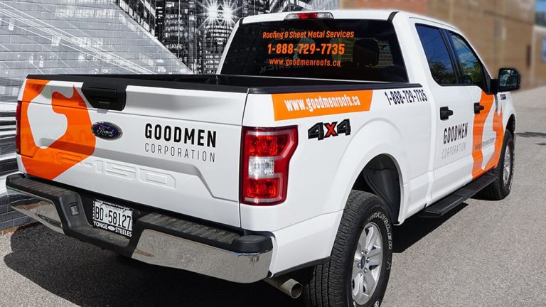 Ford - F150 - Supercrew Cab - 2020 - Decals - Goodmen Corp - Lettering - Vinyl Wrap Toronto - Avery Dennison & 3M - Vehicle Wrap in GTA - Custom truck Decals