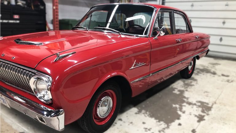 Ford Falcon 1962 Partial Personal before vinyl wrap Toronto - Partial Car Wrap Cost - Lettering & Decals