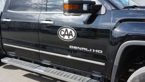 GMC - Sierra - Denali - 2020 - Decals - CAA - Lettering - Vinyl Wrap Toronto - Avery Dennison & 3M - Vehicle Wrap in Etobicoke - Custom Truck Decals in GTA