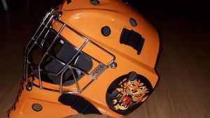 Goalie Mask - Vinyl Wrap Toronto - Vehicle Wrap - Equipment Wrap in Brampton - Custom Helmet Wrap Cost in Toronto GTA