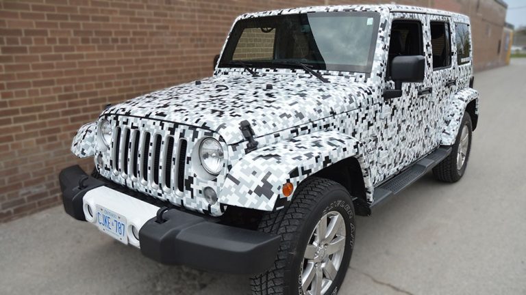 Car Wrap Toronto - Jeep Full Car Wrap Vinyl Wrap Toronto - Vinyl Wrap Toronto - Custom Vinyl Wraps Cost - Avery and 3M Vinyl