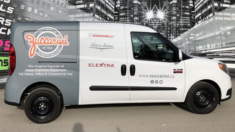 RAM - Promaster City - 2019 - Partial Van Wrap - Zuccarini - Vinyl Wrap Toronto - Vehicle Wrap in GTA - Avery Dennison & 3M - Custom Vinyl Decals