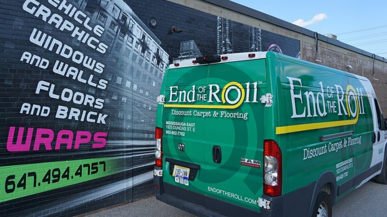 RAM - Promaster - Van - 2020 - Full - Rear View - End of Roll - Vinyl Wrap Toronto - Vehicle Wrap in Etobicoke - Custom Vinyl Wraps