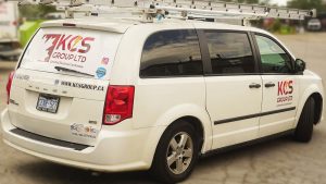 Dodge Grand Caravan - 2011 - Decals - KCS - Vinyl Wrap Toronto - Lettering & Decals - Vehicle Wrap In Mississauga - Custom decals and lettering near me