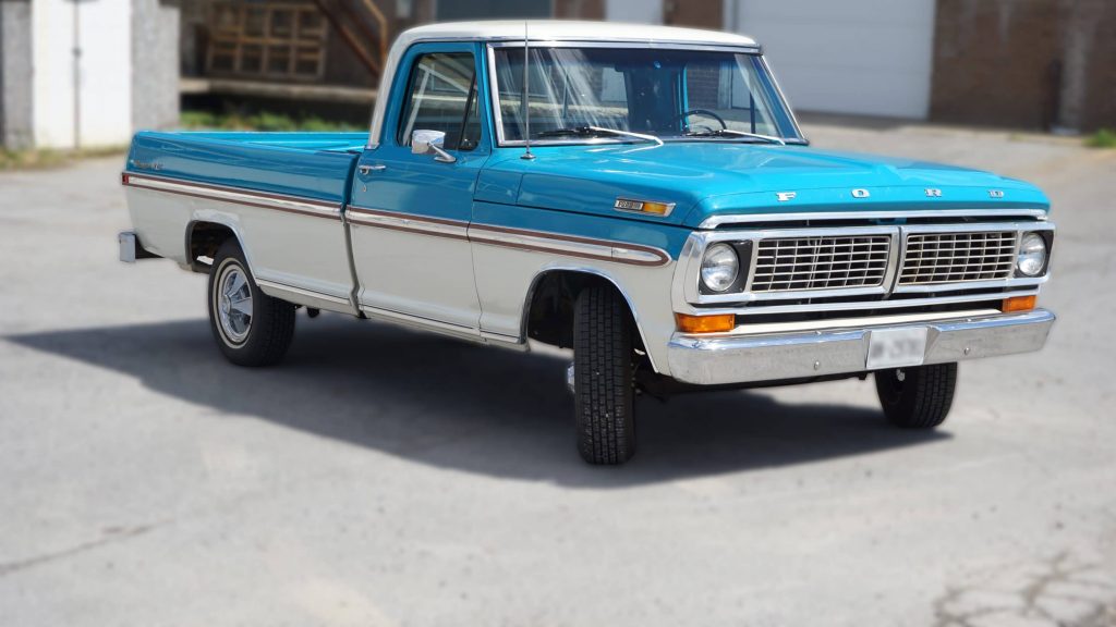 Vehicle Decals - Ford F100 - Lettering and Decals - Personal - Front Right - Vinyl Wrap Toronto - Avery Dennison - Custom decals near me