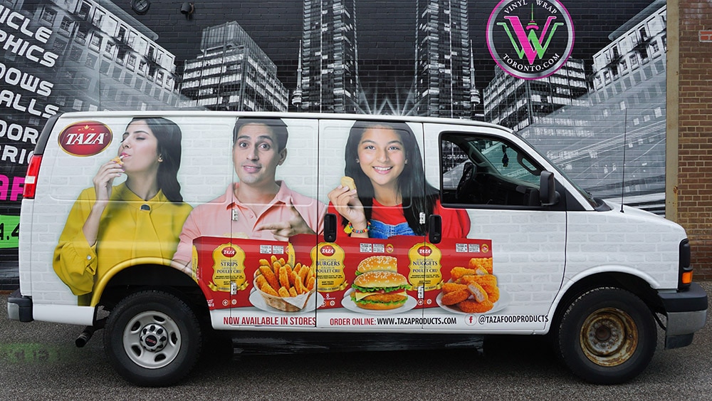GMC - Savana - 2016 - Full - Taza - Van Wrap - Vehicle Wrap in Mississauga - Vinyl Wrap Toronto - Van wrap in GTA