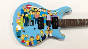 Guitar Wrap - Object Wrap - Vinyl Wrap Toronto - Equipment Wrap - The Simpsons - Custom Design - Mississauga - Custom wrap cost