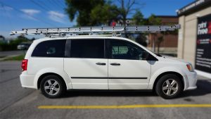 KCS - Dodge Grand Caravan - 2011 - Decals - BEFORE - Vinyl Wrap Toronto - Lettering & Decals - Vehicle wrap in GTA - Van decals in GTA