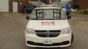 KCS - Dodge Grand Caravan - 2011 - Decals - front - Vinyl Wrap Toronto - Truck Wrap - Lettering & Decals - Van decals near me