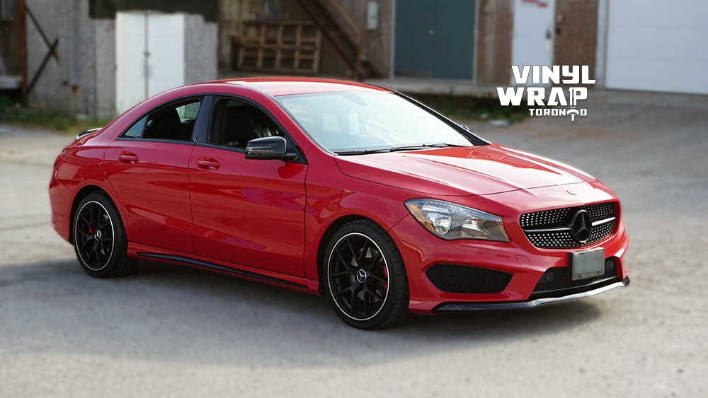 Chrome Delete For Mercedes CLA250 - Best Wrap Shop In GTA