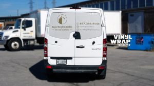 Mercedes Sprinter Bluetec 2015 - Vinyl WrapToronto.com - Vehicle Decals - Vinyl Wrap Toronto - Promotional - Back - Van decals cost