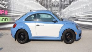 Volkswagen Beetle - Full Wrap - Personal - Disney - Cinderella Theme - Avery Dennison - Vinyl Wrap Toronto - After - Side - Custom car wrap near me