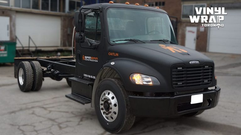 Freightliner M2 - 2020 - Full Truck Wrap - Lettering & Decals - Best Truck Wrap in Toronto - Vinyl Wrap Toronto - Custom vehicle wrap in GTA - Avery and 3M vinyl cost