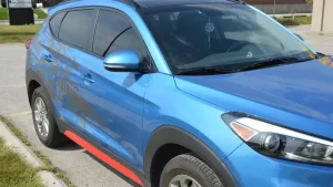 Hyundai Tuscan 2018 Personalized Partial Car Wrap Side door