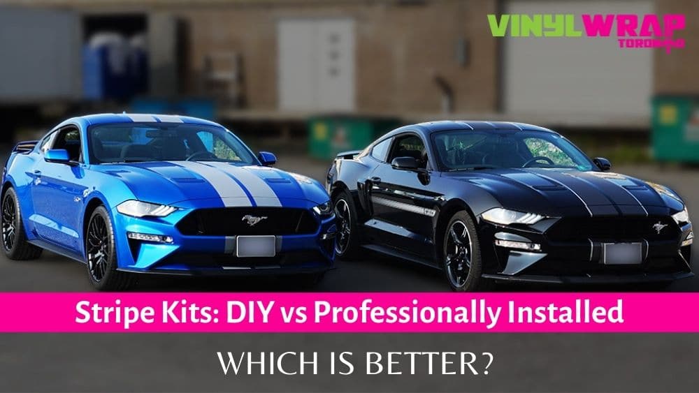 Stripe Kits DIY vs Professionally Installed - Banner - Custom Vehicle Wraps