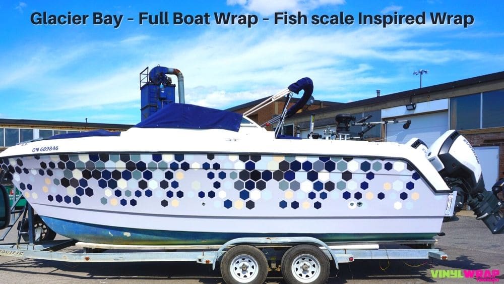 Glacier Bay – Full Boat Wrap – Fish scale Inspired Wrap - Banner