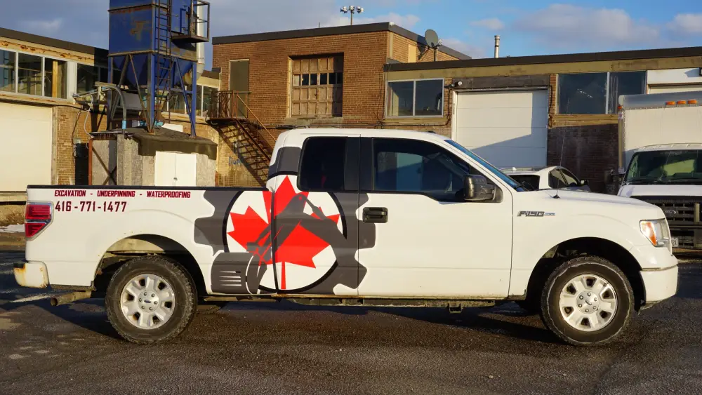 Top 5 Vehicle wrap fails of all time -Ontario Excavation - Vinyl Wrap Toronto