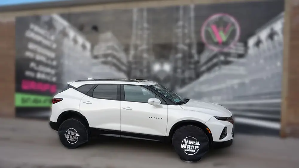 3 Types of Vehicle-Wraps and Their Advantages -Vinyl- Wrap Toronto - Chevy Blazer 2019 Full Vehicle Wrap Colour Change - After