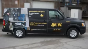 Nissan NV2500 - VinylWrapToronto.com - Full Wrap - Van Wrap - Decals - Lettering - Metro Jet Wash - Avery - After - Side - Vehicle Wrapping
