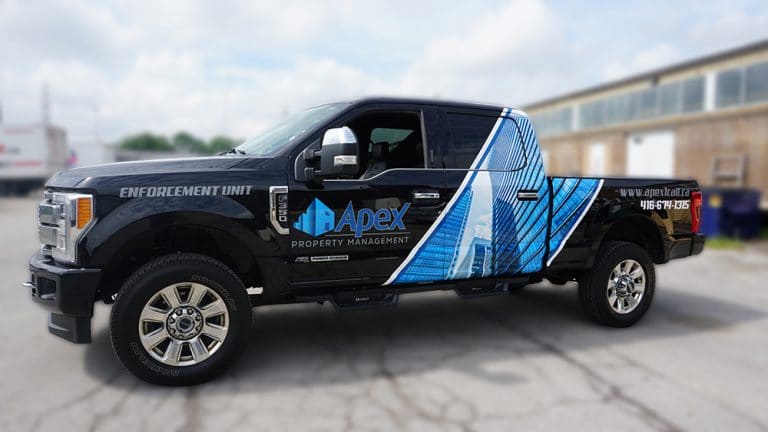 Apex Property Management - Decals & Lettering - Toronto