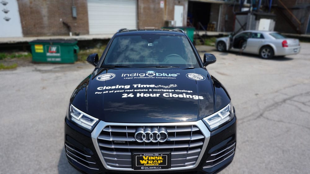 Indigo Blue Audi Q5 Decals - After Wrap - Vinyl Wrap Toronto