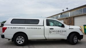 Magcor Demolition - Car Decals and Lettering - Vinyl Wrap Toronto - Passenger Side