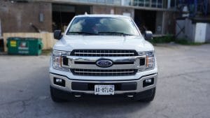 Transform your pickup truck with decals - Apex Construction - Front