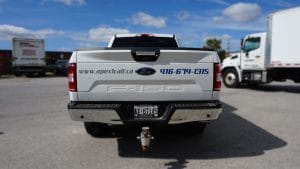Transform your pickup truck with decals - Apex Construction - Tailgate - Vinyl Wrap Toronto