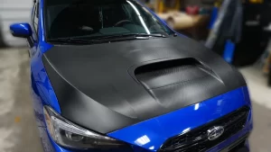 Car Hood Carbon Fiber Wrap - Canada
