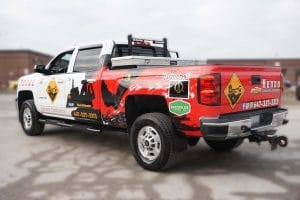 Henao General Contractor - Partial Pickup Truck Wrap