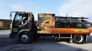Full Body Truck Wrap - Rock Bottom Underpinning - Cost of Vehicle Wrap