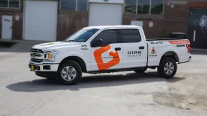 Goodmen - Ford F150 - Lettering & Decal - Driver Side
