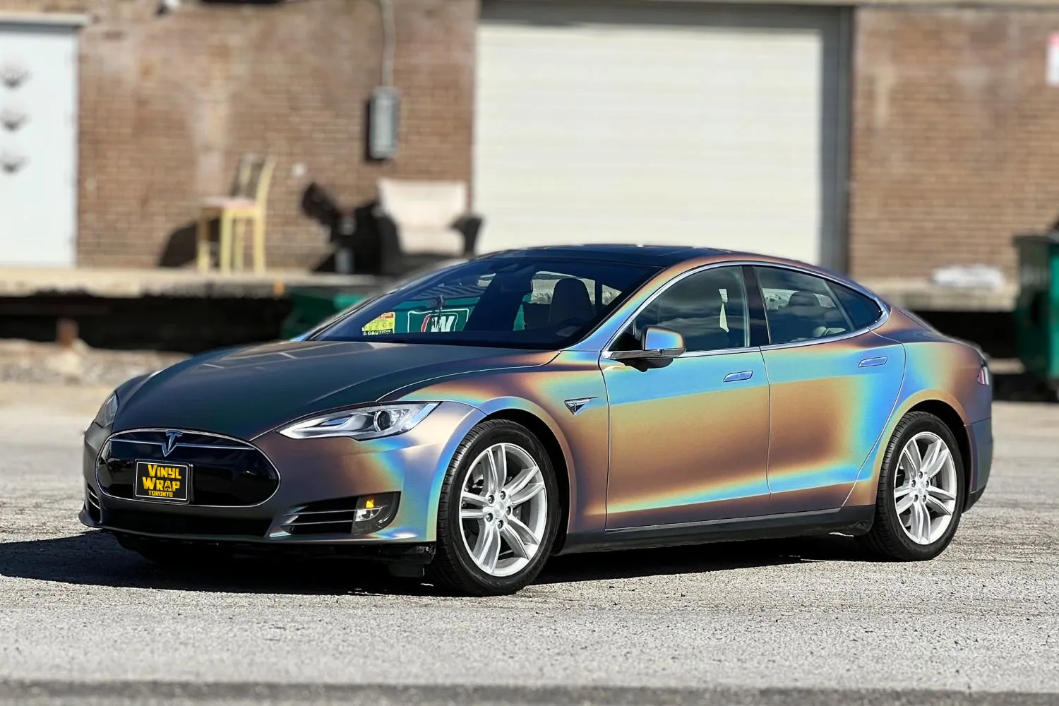 Tesla Model 3s - Colour Change - 3M 2080 - Satin Flip Psychedelic