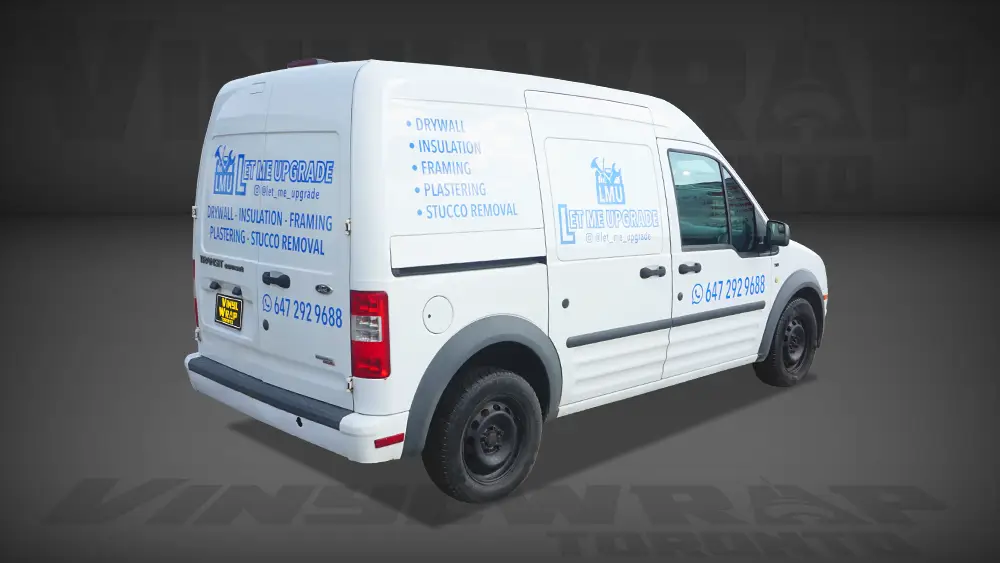 Commercial Lettering and Decals - Ford Transit - Avery Dennison - Let Me Upgrade