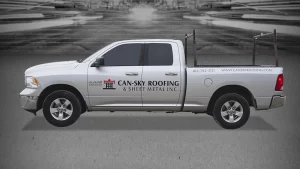 Lettering & Decals - RAM 1500 Silver - Avery Dennison - CanSky Roofing