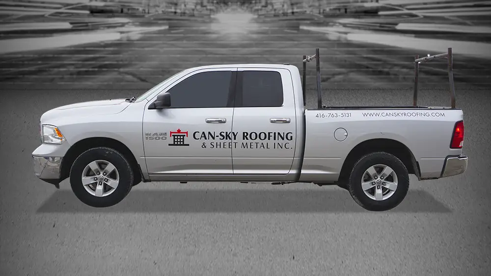 Lettering & Decals - RAM 1500 Silver - Avery Dennison - CanSky Roofing