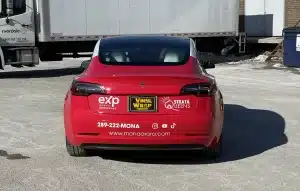 Strata Queens - Tesla Model 3 Vehicle Wrap - After - Vinyl Wrap Toronto