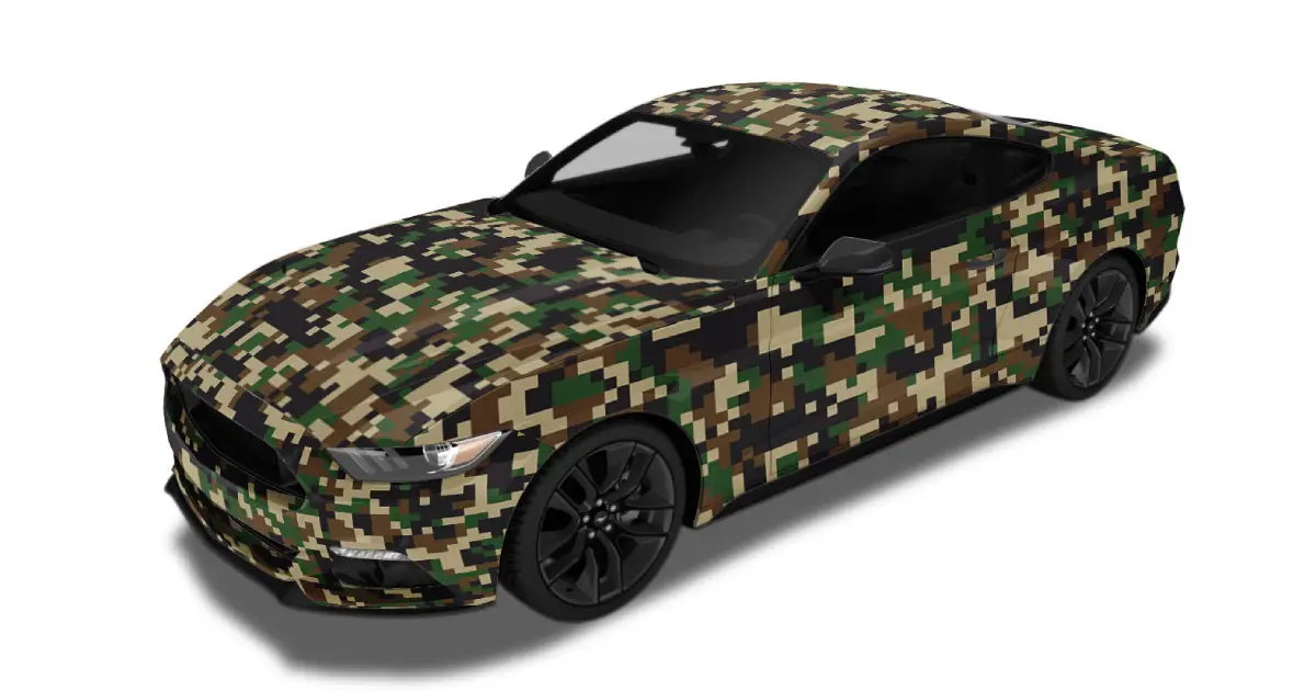 3M Camo Car Wrap Concept