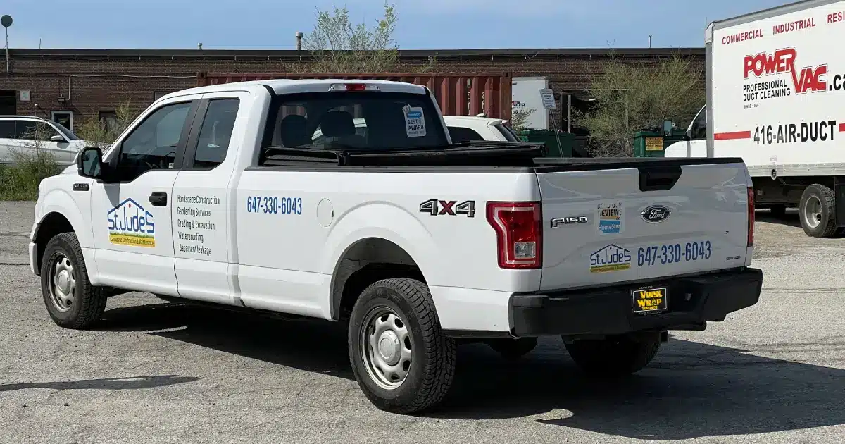 Commercial Decals for St. Judes Ford F-150 By Vinyl Wrap Toronto
